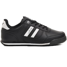 Walkway Effective Pu Siyah-beyaz Bağcıklı Erkek Sneaker 001