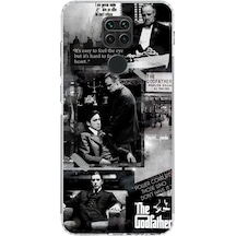 Redmi Note 9 Uyumlu The Godfather Baba Film Tasarımlı Baskılı Silikon Kılıf Renkli