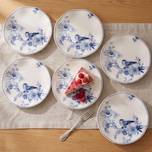 Güral Porselen 6'lı Nesrin 19 Cm Pasta Tabağı 1891 Mavi