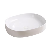 Ey-4712 Tezgah Üstü Lavabo Parlak Beyaz