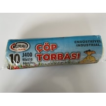Vural Endüstriyel Çöp Torbası 20 Adet Siyah 80 x 110 CM
