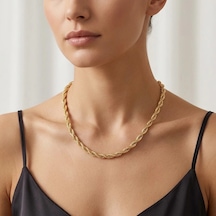 Burgu Kolye Gold Renk