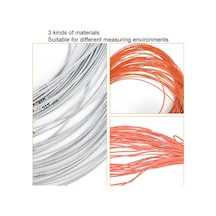 Ölçekli İşaretleme Çekme Halkası Derin Kuyu Halatı İle 30m Çelik Tel Ölçme Halatı