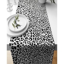 Leopar Desenli Runner 40 X 140 Renkli