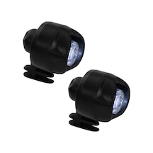 Yifomall "3 Modlu Ayakkabı Işığı: Koşu, Yürüyüş Ve Bisiklet İçin Parlak Led Aydınlatma" Siyah