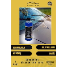 Yüksek Kalite Kusursuz Görüş İz Bırakmaz Net Görünüm Araba Konsantre Silecek Cam Suyu 5 Adet 410 Ml