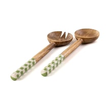 Verde Dama 2'li Servis Seti 30x8 Cm Çok Renkli