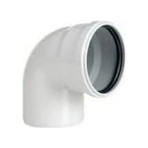 Pvc Kapalı Dirsek 125x87 Beyaz