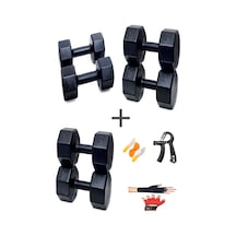 Ps Spor 3 Çift Dambıl Set 3 Kg + 7 Kg + 10 Kg + Eldiven Ayarlanabilir Sayaçlı Yay Ve Atlama İpi
