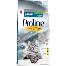 Proline Aktif Karbonlu Topaklaşan Bentonit Kedi Kumu 20 L