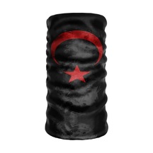 Bebo Store Extreme Spor Motor Ve Bisiklet Kullananlara Özel Desenli Buff Boyunluk Bandana Balaklava - Bayrak-2907 1 Siyah