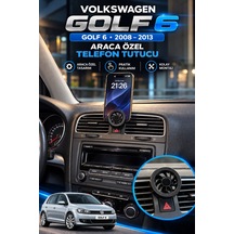 Volkswagen Golf 6 2008-2013 Uyumlu Araç Içi Premium Telefon Tutucu - Araba Telefon Tutacağı Havalandırma Için