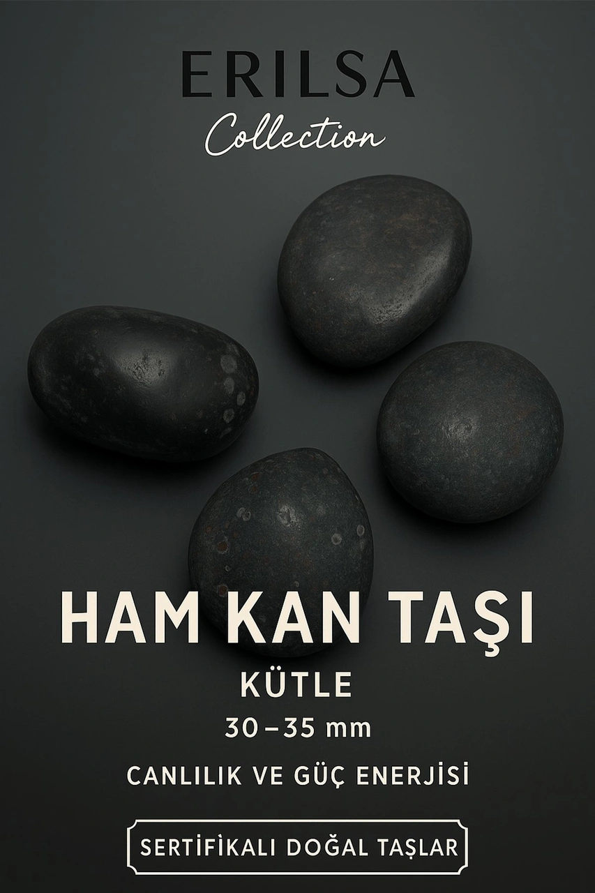 Sertifikalı Ham Kan Taşı Kütle 30 35 Mm Canlılık Güç Ve Koruma En