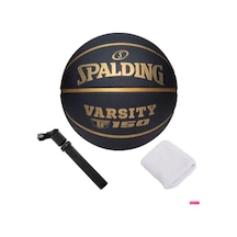 Basketbol Topu Varsity Black Gold Tf-150 Size:6+ Pompa + Havlu Bileklik