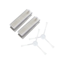 Xiaomi İle Uyumlu Mijia G1 Mjstg1 Robot Süpürge Hepa Filtre Ve Yan Fırça 2 Li Paket
