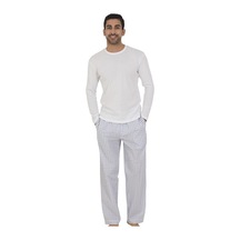 The Don Thedon Beyaz Renk Ribana Erkek Pijama Takımı (105931384)
