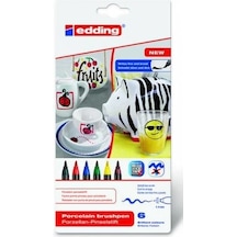 Edding 4200 Porselen Kalemi Standart Ana Renkler 6'lı Paket