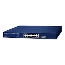 Planet Pl-gs-2210-16p2s 16 Port Gigabit Poe+ 2 Port Sfp Web Smart Yönetilebilir Poe Switch