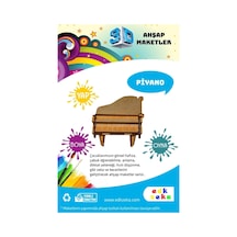 Ahşap Maket Piyano Boya Ve Fırça
