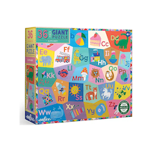 Eeboo 36 Parça Büyük Yapboz - Alphabet