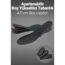 Dopar Boy Uzatıcı Tabanlık 2 Katlı Ayarlanabilir 4.5 Cm Boy Yükseltici İç Taban 35-45