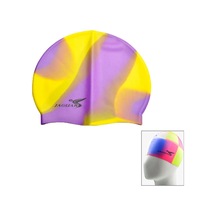 Su Geçirmez Yüzme Şapkası Elastik Silikon Kaplıca Şapkası Çok Renkli