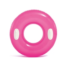 Intex Tutmaçlı Parlak Şişme Simit 76 CM Pembe