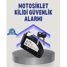 Disk Fren Kilidi Alarmlı Anti Hırsızlık Motosiklet Scooter Bisiklet Najmaddin