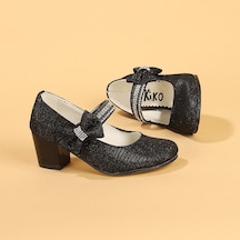 Kiko Kids 752 Çupra Günlük Kız Çocuk 4 Cm Topuklu Babet Ayakkabı 001