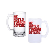 Türk Bayraklı Buzlu Ya Da Buzsuz Bira Bardağı