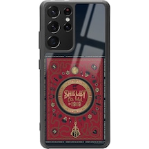 Samsung Uyumlu S-21 Ultra Peaky Blinders Shelby Co. Tasarımlı Glossy Telefon Kılıfı Çok Renkli