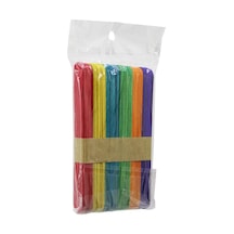 Renkli - 1000 Adet Ahşap Elişi - Dil Çubuk 15cm X 1.8cm 4915