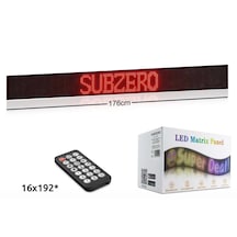 Subzero Ld70 176cm Sled Matrix Panel Dijital Kayar Rgb Ekran Kumandalı Mobil Uygulamalı Siyah
