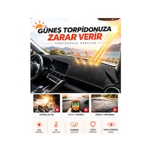Hyundai Tucson 2016-2018 Uyumlu Torpido Koruma Örtüsü Oto Kılıfı - Siyah
