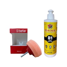 Far Temizleme Süngeri Ve 250ml Çizik Giderici Pasta