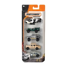 Matchbox 5'li Araba Seti - 5 Adet Tarı Çok Renkli