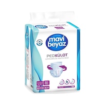 Mavi Beyaz Ped Külot Hasta Bezi Büyük Boy L 30'Lu