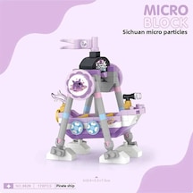 4 Adet Loz Korsan Gemisi Modeli 170 Parça Block Oyuncak-mini Poşet 8629