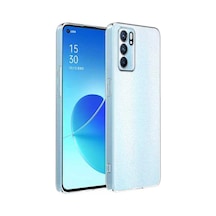 Oppo Reno 6 4g Kılıf Kamera Korumalı Şeffaf Kalın Üstün Koruma Silikon Pazarplus