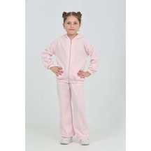 Toontoy Kids Toontoy Kız Çocuk Çizgili Eşofman Takım Pembe