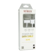 Syrox Apple iPhone Uyumlu 4/4S 1.0A Data Kablo SYX-C01