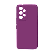Zore Galaxy A33 5g Kılıf Nvth Biye Silikon - Mor