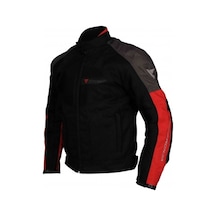 Venom Dynamic Fileli Siyah-Kırmızı Motosiklet Montu