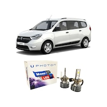Dacia Lodgy Uzun + Kısa Far Ampulü H4 Mono Yeni Seri Beyaz 2012-2021