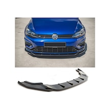 Vw Golf 7.5 R Line Tampon Ön Lip Plastik Parlak Siyah Karlık-ön-ek-bodykit 2017 2018 2019 2020 2021
