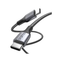 Reedark 3a Hızlı Şarj Kablosu, 2 Metre Yüksek Hızlı Veri Kablosu, Gri