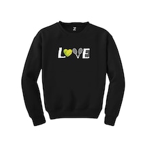 Tennis Love Siyah Sweatshirt