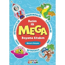 Mega Boyama Kitabım - Macera Dünyası - Qhdh-876499