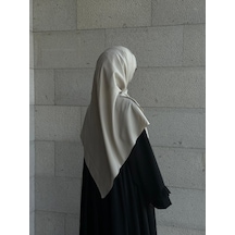 Qalortex Scarf Pamuklu Organik Modal Eşarp-taş
