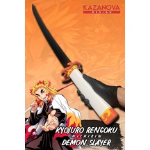Kazanova Design Rengoku Demon Slayer Katlanabilir Katana 98 Cm Detaylı Versiyon